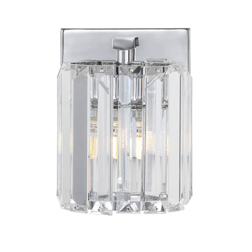 Coco Prism Vintage Metal/Glass Classic Glam LED Vanity Light - JONATHAN Y